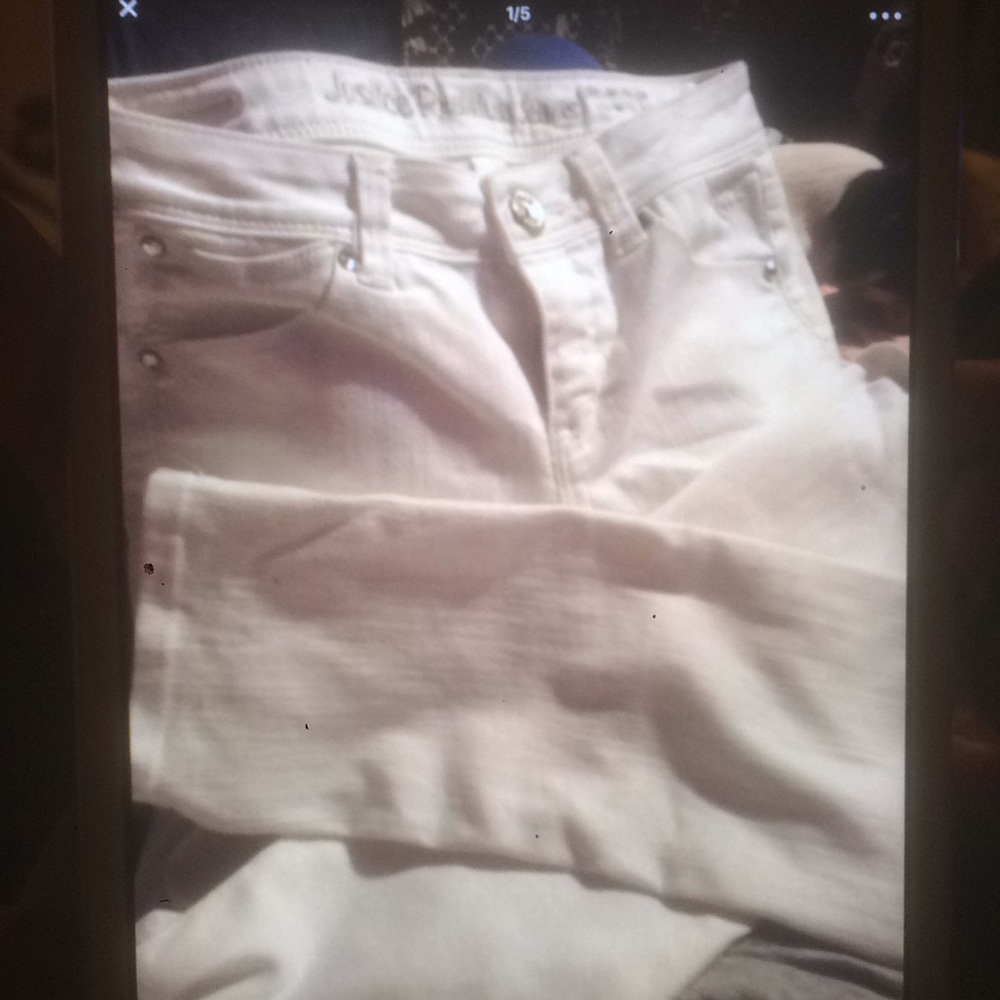 True Vintage No Justice stretch  jeans